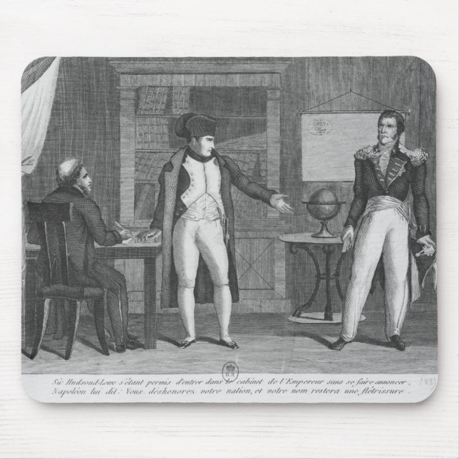 Herr Hudson Lowe som är kommande i studien av Musmatta (Framsidan)