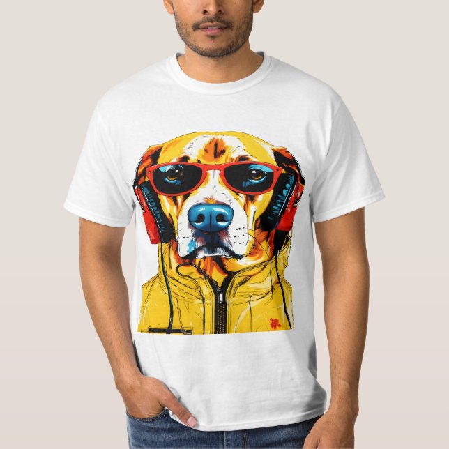 Herr Hund den Magnifike T Shirt (Framsida)