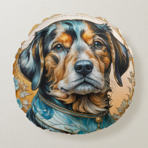 Herr Hundvalp Rund Kudde