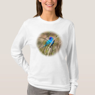 Herr Indigo Bunting Sångfågel L/S T-Shirt