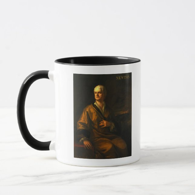 Herr Isaac Newton, 1710 Mugg (Vänster)