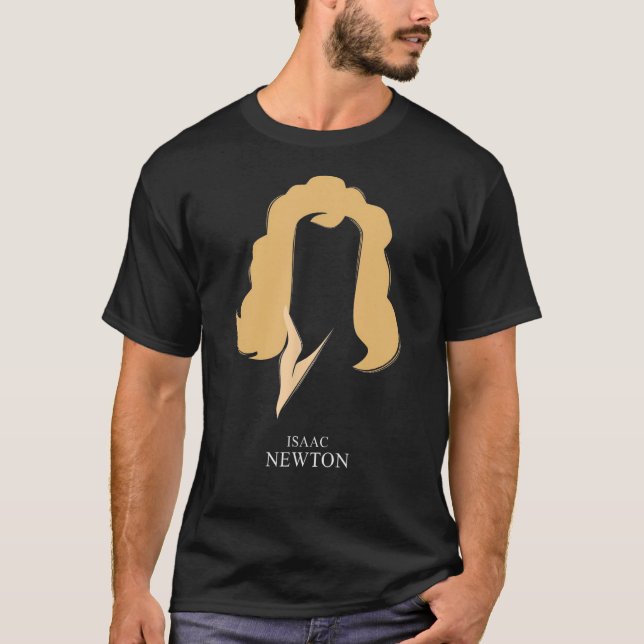 Herr Isaac Newton Funny T Shirt (Framsida)