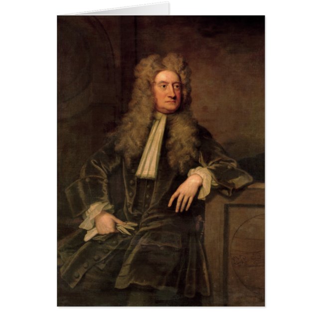 Herr Isaac Newton Hälsningskort (Framsidan)