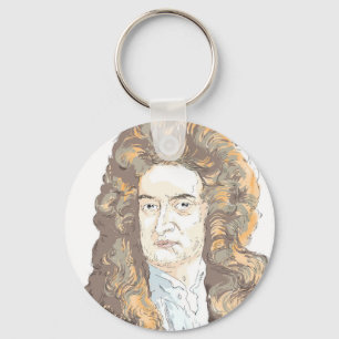 Herr Isaac Newton Nyckelring