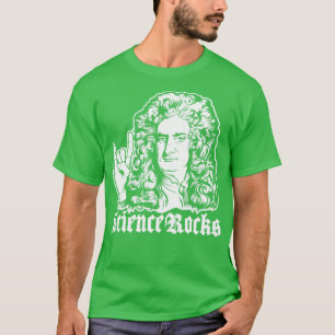 Herr Isaac Newton Science Sten T Shirt