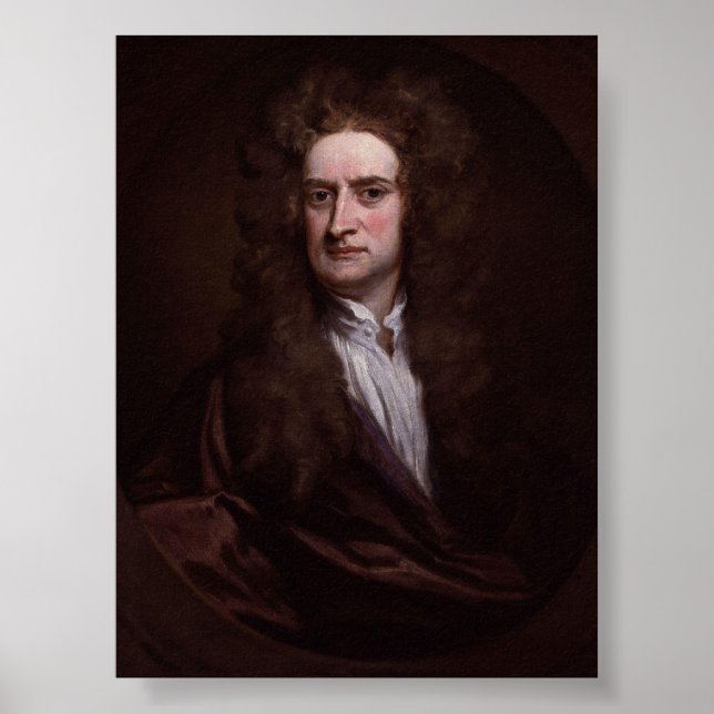 Herr Issac Newton Poster (Framsidan)
