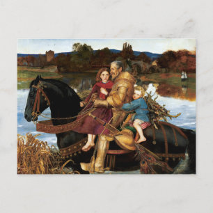 Herr Isumbras vid Ford c. 1857 av John Millais Vykort