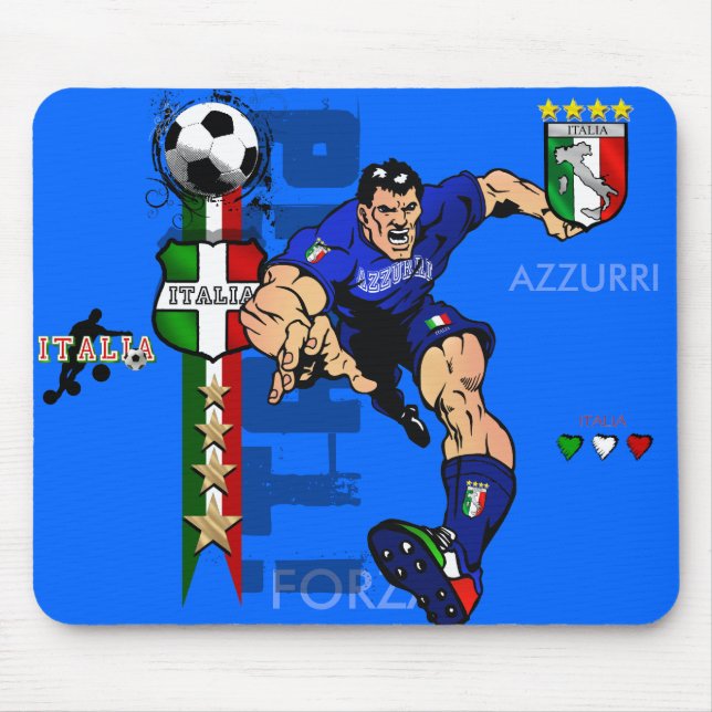 Herr italiensk hingstForza Azzurri italien 2010 Musmatta (Framsidan)