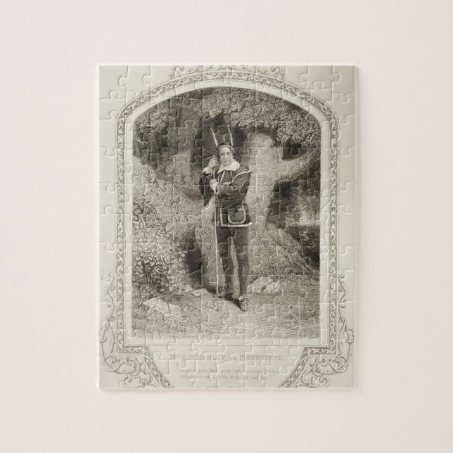 Herr J.P. Harley som prövosten, agerar v-plats 1, Pussel (Vertikal)