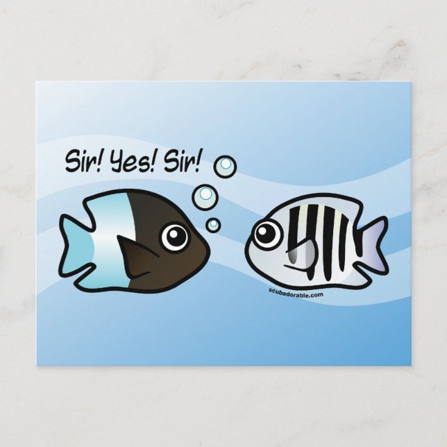 Herr! Ja! Herr! Vykort (Framsida)