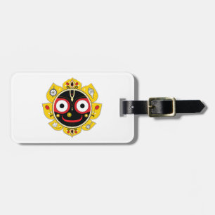 Herr Jagannath Ansikte Hinduisk Gudinna Andlig Bagagebricka