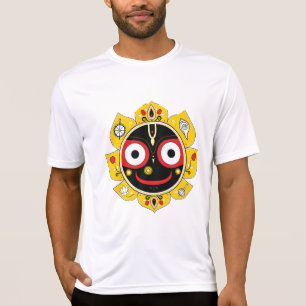 Herr Jagannath Ansikte Hinduisk Gudinna Andlig T Shirt