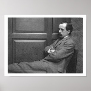 Herr James Matthew Barrie (1860-1937) (b/w bild) Poster