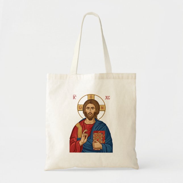 Herr Jesus Kristus Östeuropeisk Ortodox Kyrka  Tygkasse (Framsidan)
