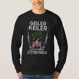 Herr JGA Jägare Heiler Keiler Hjort Nattjakt T Shirt
