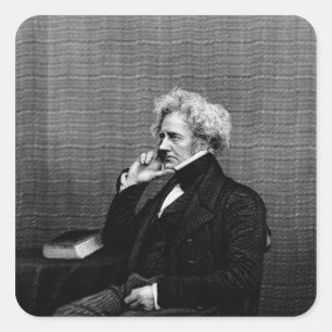 Herr John F.W. Herschel Fyrkantigt Klistermärke