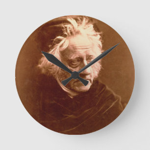 Herr John Frederick William Herschel (1792-1871) Rund Klocka
