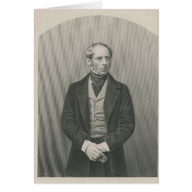 Herr John Somerset Pakington Hälsningskort (Framsidan)