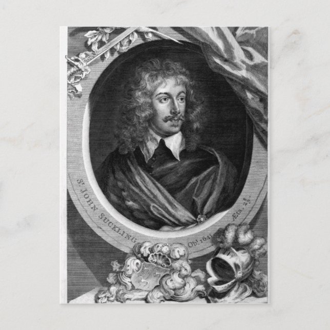 Herr John Suckling Vykort (Framsida)