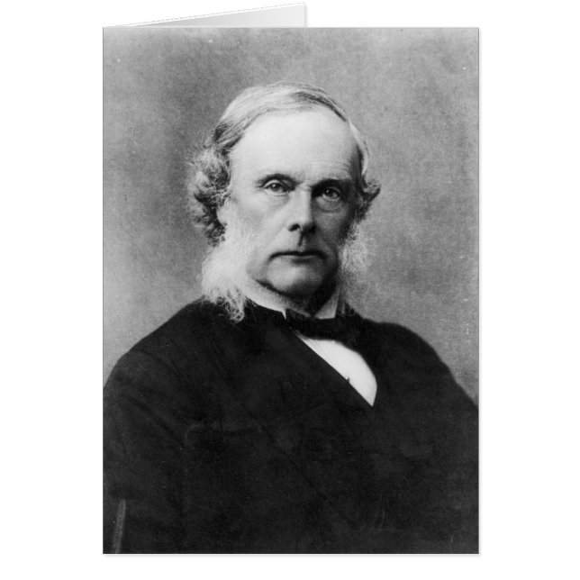 Herr Joseph Lister Hälsningskort (Framsidan)
