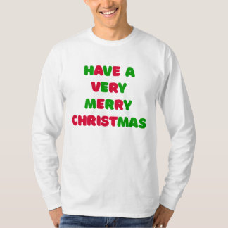 Herr jul långärmad t-shirt