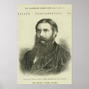 Herr Julius Vogel, KCMG Poster