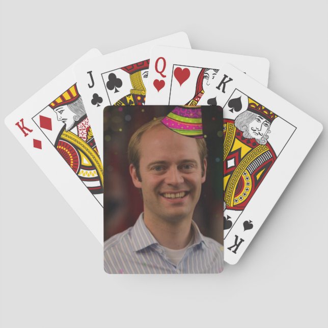 Herr Justis Födelsedagskort Kortlek (Baksidan)