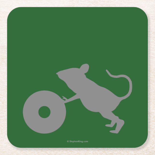 Herr klirr från grön Mile Underlägg Papper Kvadrat (Framsidan)