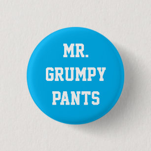 Herr knäppas den Grumpy byxor Knapp