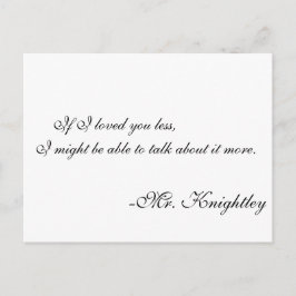 Herr Knightly Vykort