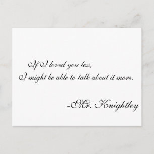 Herr Knightly Vykort