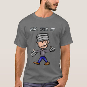 Herr knipa det T-tröja T-shirt