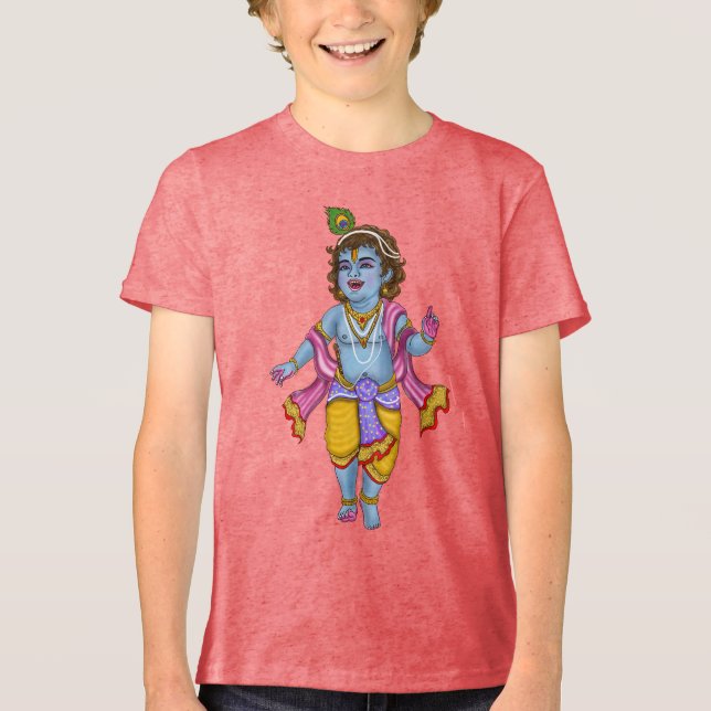 Herr Krishna T-Shirt (Framsida)
