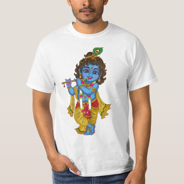 Herr Krishna T-Shirt (Framsida)