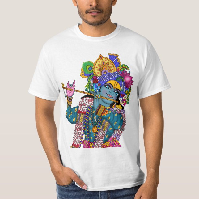 Herr Krishna T-Shirt (Framsida)