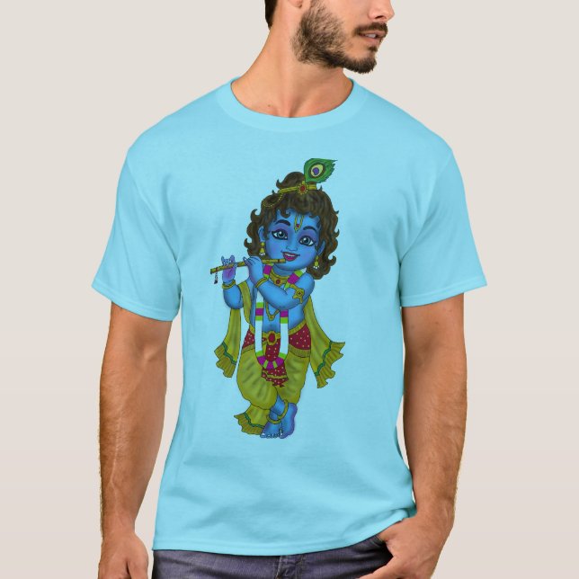 Herr Krishna T-Shirt (Framsida)