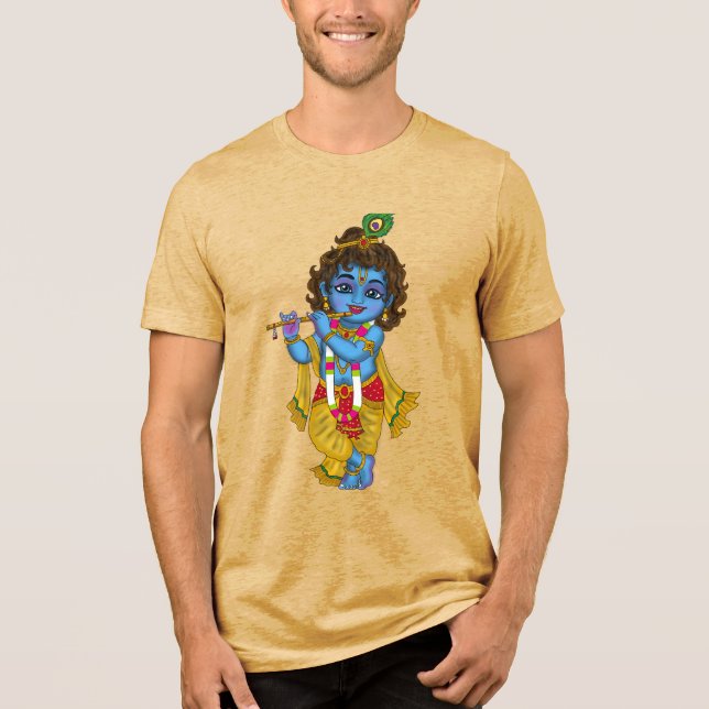 Herr Krishna T-Shirt (Framsida)