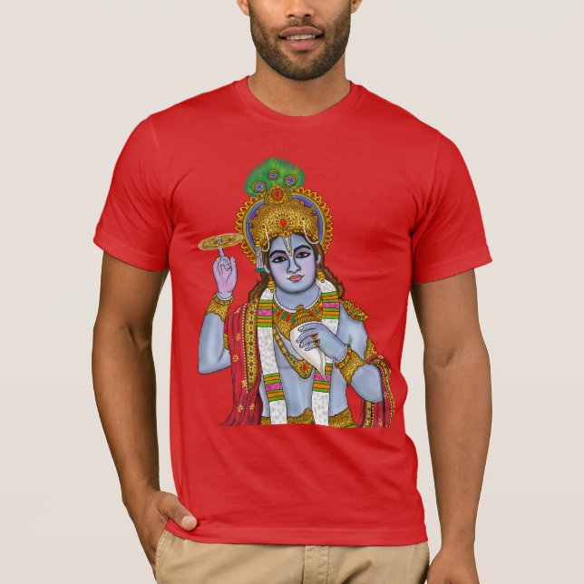 Herr Krishna T-Shirt (Framsida)