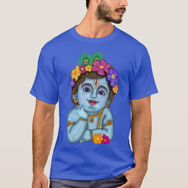Herr Krishna T-Shirt (Framsida)