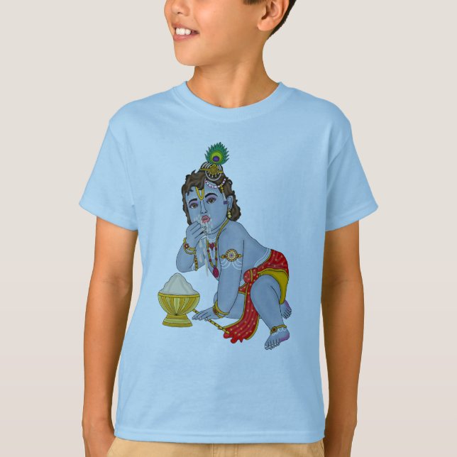 Herr Krishna T-shirts (Framsida)