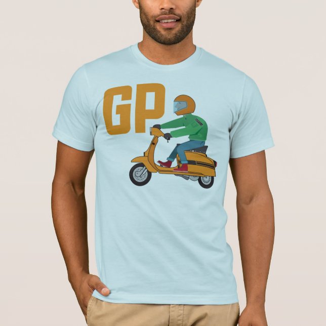 Herr Lambrettista GP-utslagsplats Tee (Framsida)