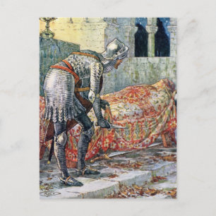 Herr Lancelot i Chapel Perilous Vykort