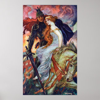Herr Lancelot och Guinevere av Henry Ford Poster