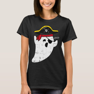 Herr läskigt söt spökpirat boo kostym lätt t shirt