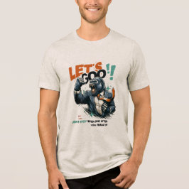 HERR LÄTT GÅO LEKTIONER LÄR TRI-BLEND T-SHIRT 
