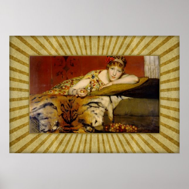 Herr Lawrence Alma-Tadema - Cherries Poster (Framsidan)
