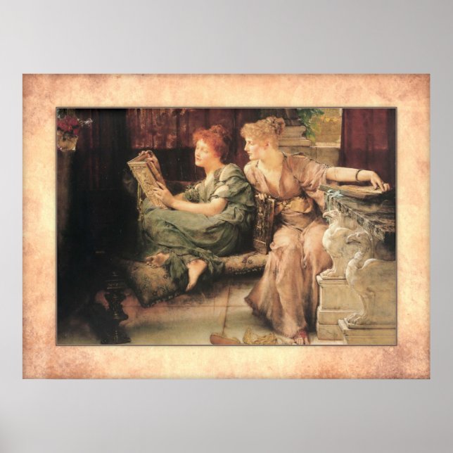Herr Lawrence Alma-Tadema - Jämförelser Poster (Framsidan)