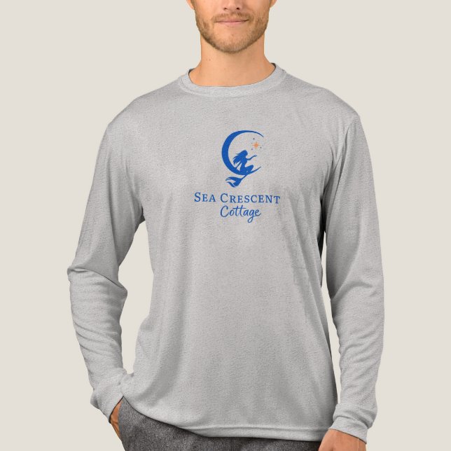 Herr logotyp långärmad  t shirt (Framsida)