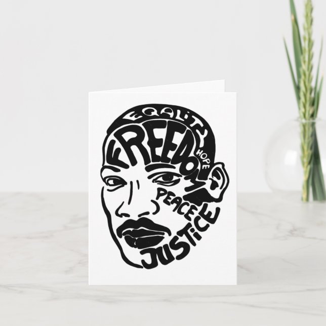 Herr Luther King-dekal  Kort (Framsida)