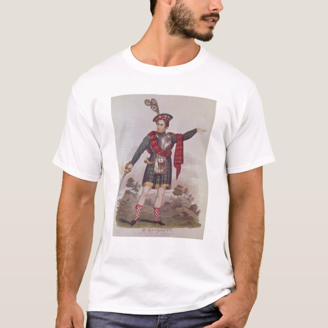 Herr Macready i rollen av Rob Roy Macgregor T-shirt (Framsida)